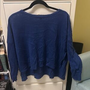 Eileen Fisher Royal Blue Knit Sweater